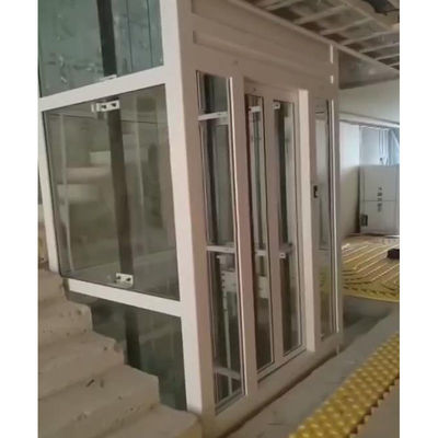 Traksi Tanpa Gir Rumah Lift Perumahan Kecil Sistem Kontrol Berbasis Mikroprosesor