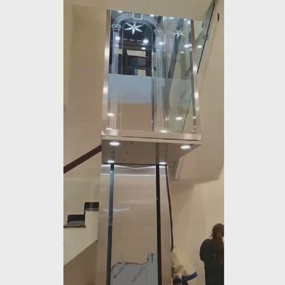 14.5 Meter Lift Rumah Hidraulik 5 Stop 400 Kg Kapasitas Beban