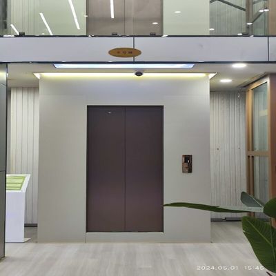 Lift hidrolik dengan poros sumur terbuat dari bingkai aluminium Lift rumah tanpa lubang