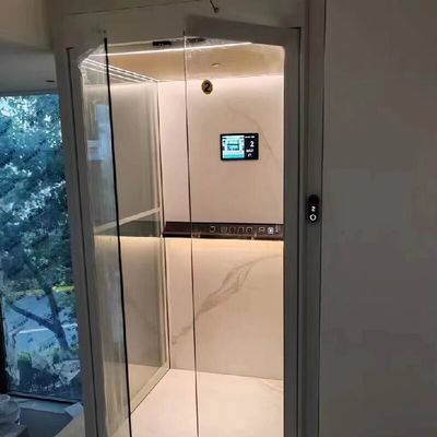 Penundaan darurat Tombol panik Lift hidrolik untuk rumah Kerangka baja tahan karat 304# dari kabin