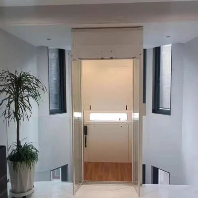 Penghematan energi fase tunggal lift rumah otomatis dengan kontrol mikroprosesor