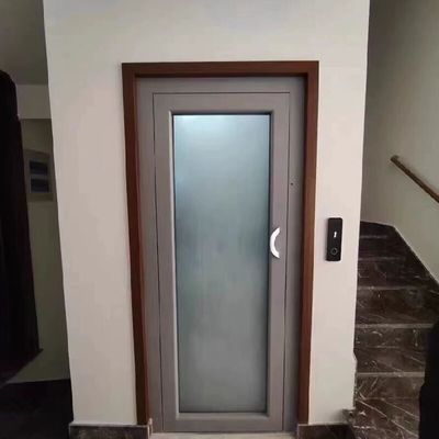 Automatic Single Phase AC Mrl Lift Residential Dengan 0 M Jero Lubang Dan Pintu Lantai Dek