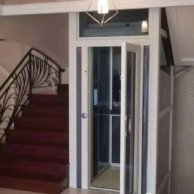 304 stainless steel aluminium lift penumpang rumah dikendalikan oleh mikroprosesor