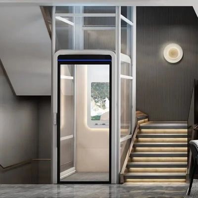 Stainless Steel Hydraulic Home Elevator Residential Hydraulic Lift Untuk Rumah