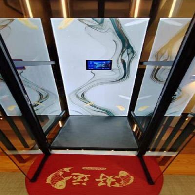 304 SS Hydraulic Home Elevator 400kgs 500kgs Beban Lift Hydraulic Untuk Rumah