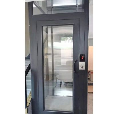 Deck-Floor Hydraulic Machine-Room-Less Home Elevator