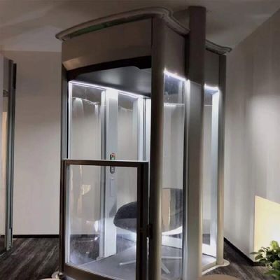 0.6M/S Kecepatan Lift Rumah Tangga 400Kg Kapasitas Lift Perumahan Luar Ruang
