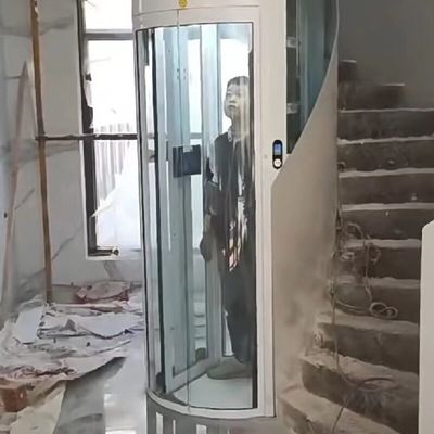 Penggerak Tanpa Gir Lift Khusus Tinggi 14,5 Meter Lift kecil
