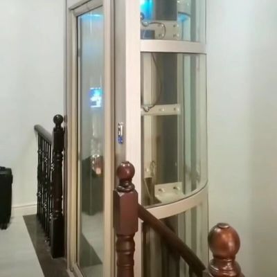Overload dilindungi Lift khusus 400kgs Mikro komputer Lift kecil perumahan