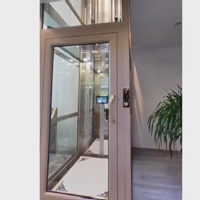Otomatis Pintu Kontrol Layar LCD Traksi Rumah Lift Dengan Tombol Hentian Darurat