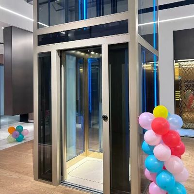 60DB Kebisingan Lift Traksi Residential 400kg-1000Kgs Kapasitas Beban
