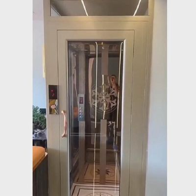 Kerangka Alloy Aluminium Jenis Traksi Lift 0.4-1.0m/S Untuk Perumahan