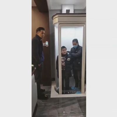 Lift Kapsul yang dapat disesuaikan untuk Rumah 2 Lantai Lift Kapsul Rumah