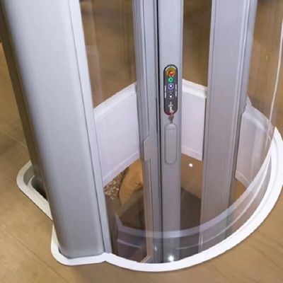 Kabin Bulat Kaca Kapsul Lift Kapsul Hidraulik Penumpang Lift