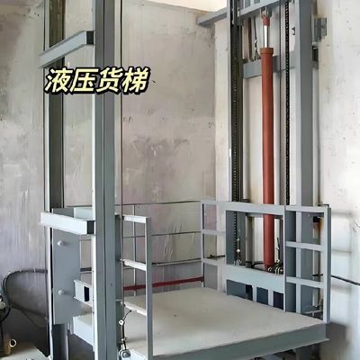 1000kg-2000kg Hydraulic Cargo Lift Lift Perlindungan atas beban
