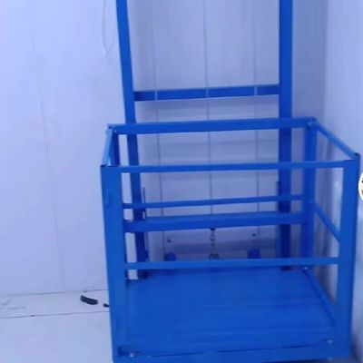 Lift kargo dengan perlindungan interlock keamanan Lift kargo hidrolik