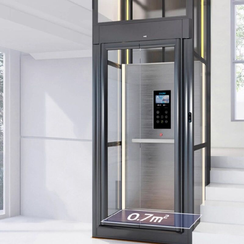 Lift Penggerak Sekrup Aksesibel Dengan Pintu Otomatis dan Hentian Hingga 5