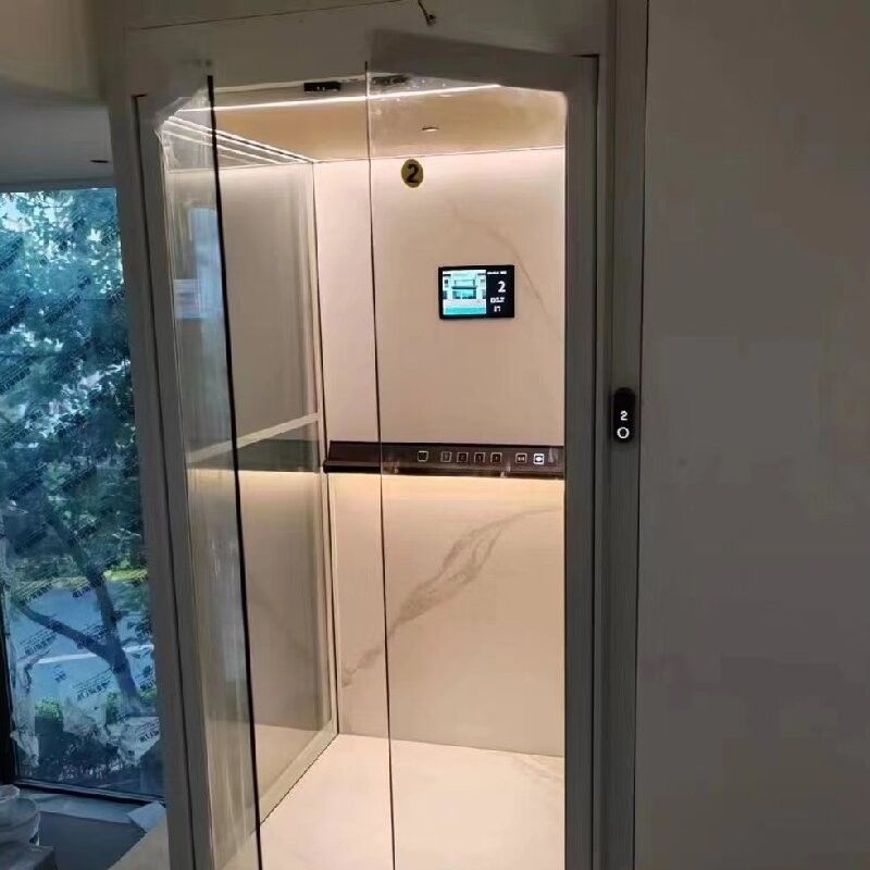 Penundaan darurat Tombol panik Lift hidrolik untuk rumah Kerangka baja tahan karat 304# dari kabin