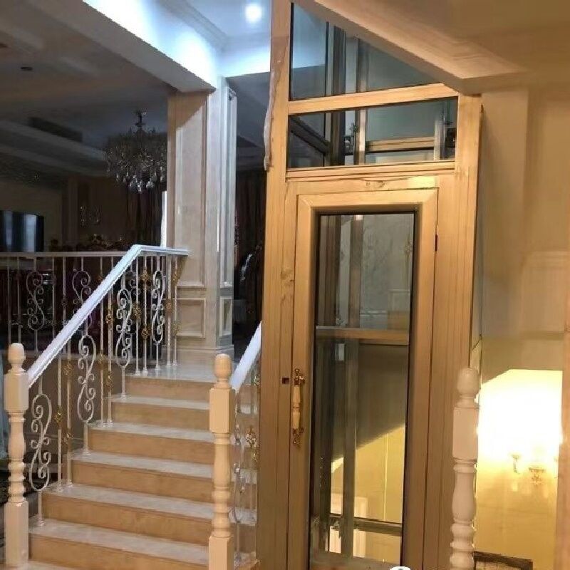 Tombol Hentian Darurat Lift Mrl Hidraulik 4.7 Kw Motor Kerangka Baja Rinsing Of Kabin Untuk Perumahan