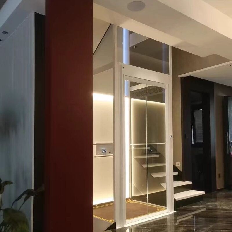 Single Phase AC Hydraulic Home Elevator Dengan Motor 4,7 KW Untuk Daya 220V