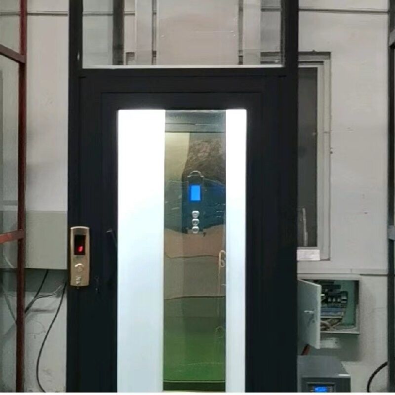 5 Hentian Lift Penumpang Tanpa Lubang Dengan Silinder 2,9m Dan Hentian Darurat Kabin Berkarat