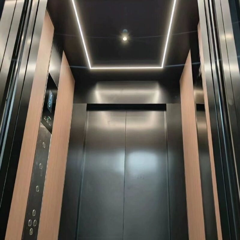 Sesuaikan 2.9 M Silinder Besar Lift Hydraulic Dengan 0 M Lubang Lubang Dan 304# Kabin Baja Rinsing