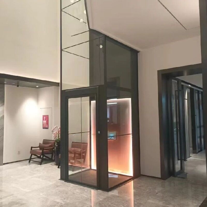 4.7 Kw Mikroprosesor dikendalikan rumah lift / Rumah Hydraulic lift dengan fitur keamanan