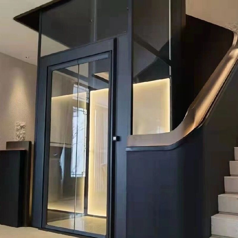 5 Stop Otomatis Lift Hydraulic Dengan 4,7kW Motor Kamar Mesin Kurang Mrl Lift