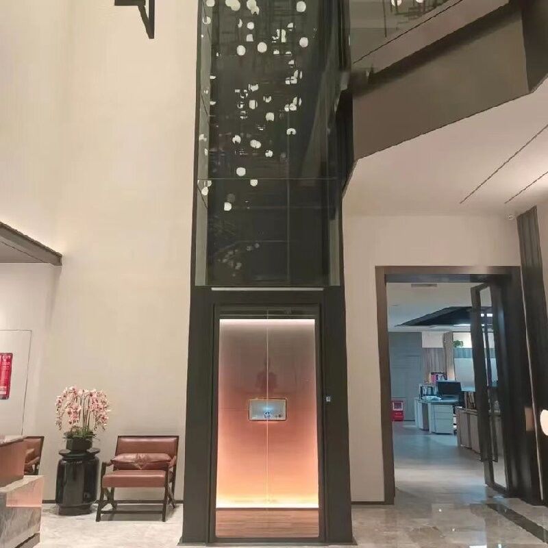 14.5M Residential Hydraulic Elevator 400kg 500kg 1000kg Hydraulic Lift Untuk penggunaan rumah