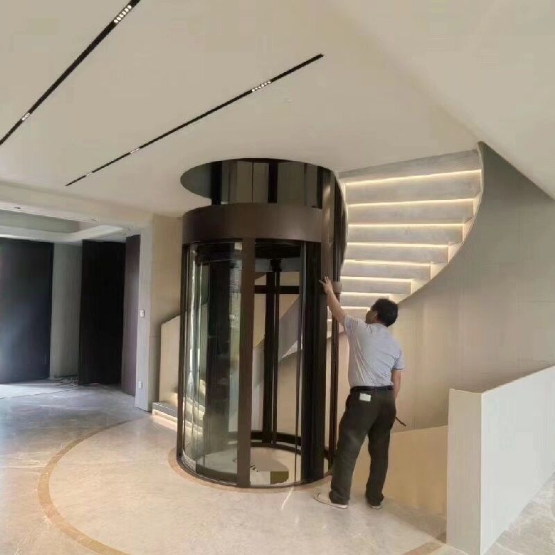 Lift khusus tanpa gigi 14,5M Ketinggian perjalanan Lift domestik