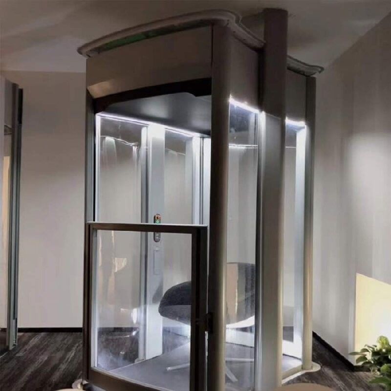 0.6M/S Kecepatan Lift Rumah Tangga 400Kg Kapasitas Lift Perumahan Luar Ruang