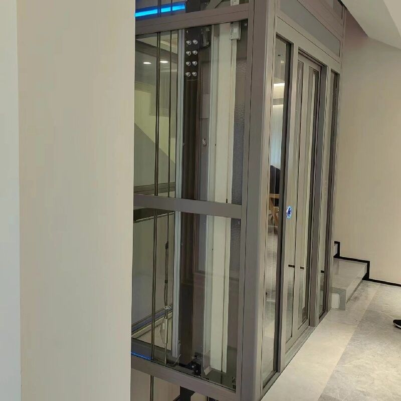 Lift rumah traksi dengan ketinggian perjalanan 30M didorong oleh sistem traksi tanpa gigi ISO9001 bersertifikat