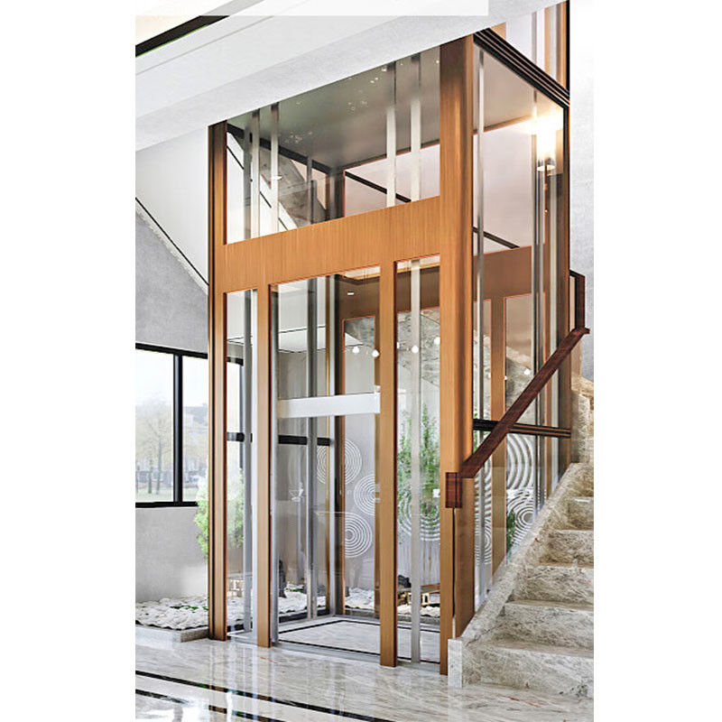 Diam 0.6m/S Tanpa Girasi traksi lift rumah Untuk Sampai 30M