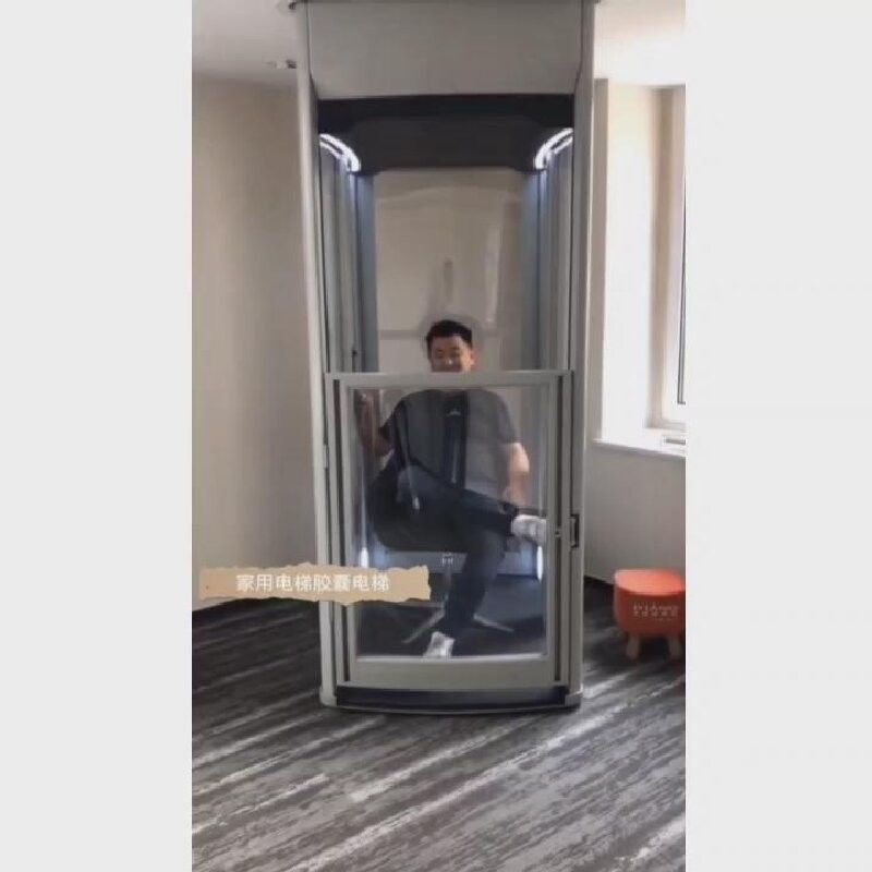 1000kg Load Kapsul Lift Untuk Rumah Ukuran Kapsul Lift 2 Stop