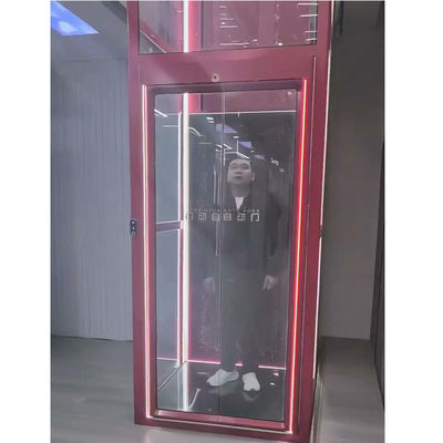 Gearless 400kgs Lift rumah pribadi kecil Desain yang dapat disesuaikan