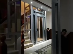 Silent Home Traction Lift Tanpa Gir Dan Pintu Otomatis Villa Lift Lift
